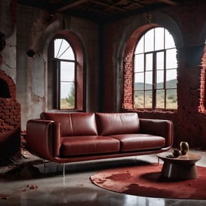 Кожаный диван Carmine