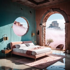 Дизайнерская кровать #2f2eeb