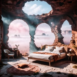 Дизайнерская кровать #2f2efa