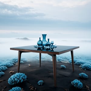 Дизайнерский стол #2f77a2