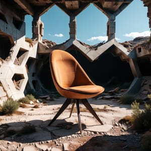 Дизайнерский стул #2f2e86